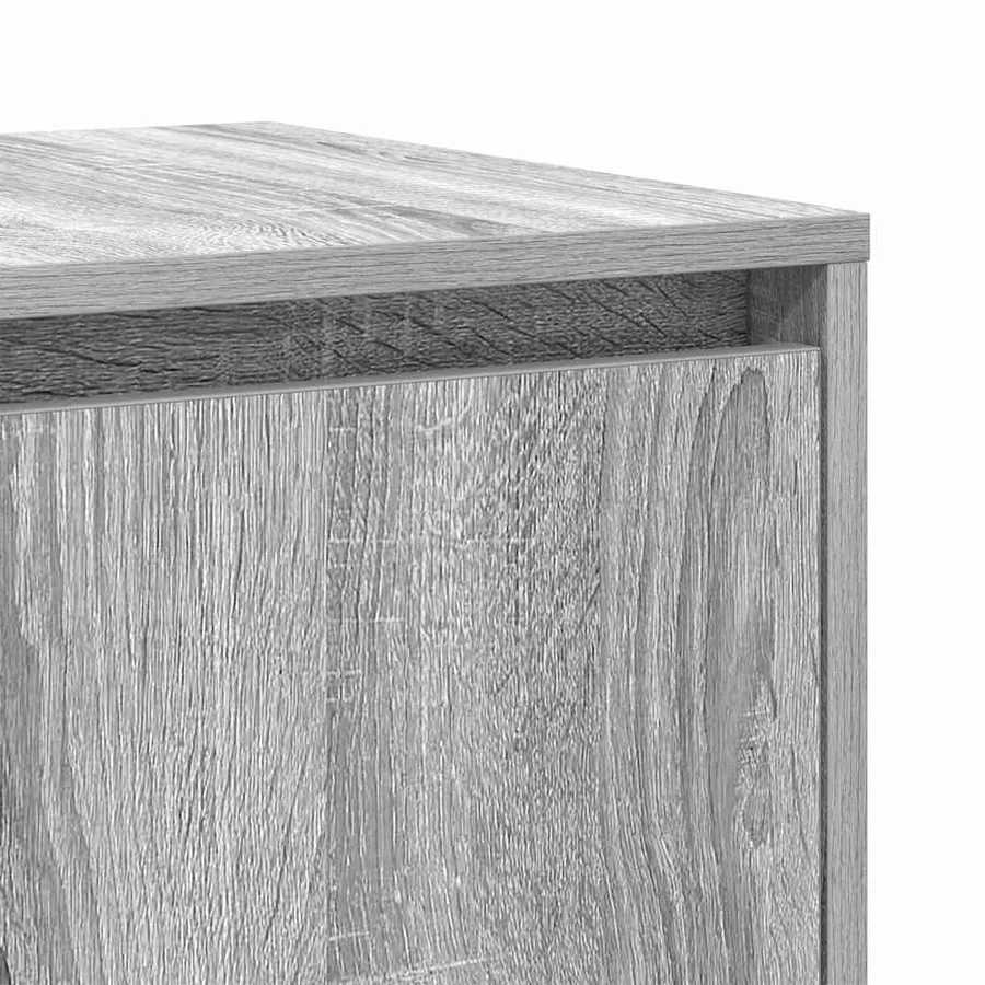 Buffet Gris Sonoma 135 x 41 x 75 cm Bois d'ingénierie - 9