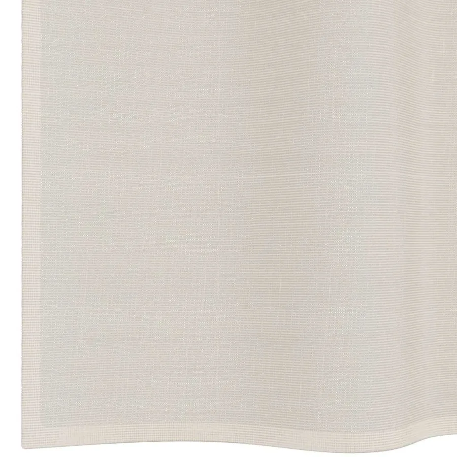 Rideaux en voile avec œillets 2 pcs crème 140x175 cm - 6