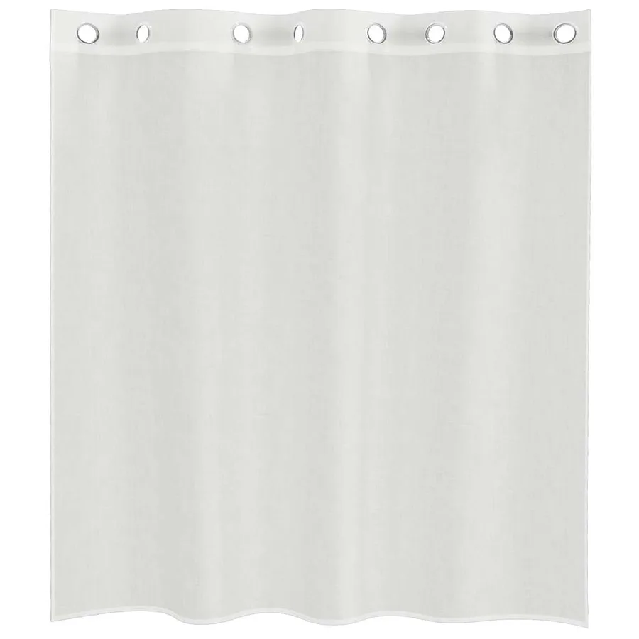 Rideaux en voile avec œillets 2 pcs blanc - 4