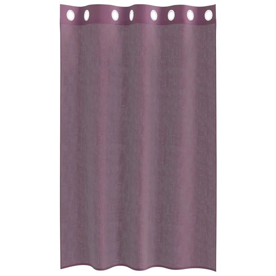 Rideaux en voile avec œillets 2 pcs violet 140x175 cm - 4
