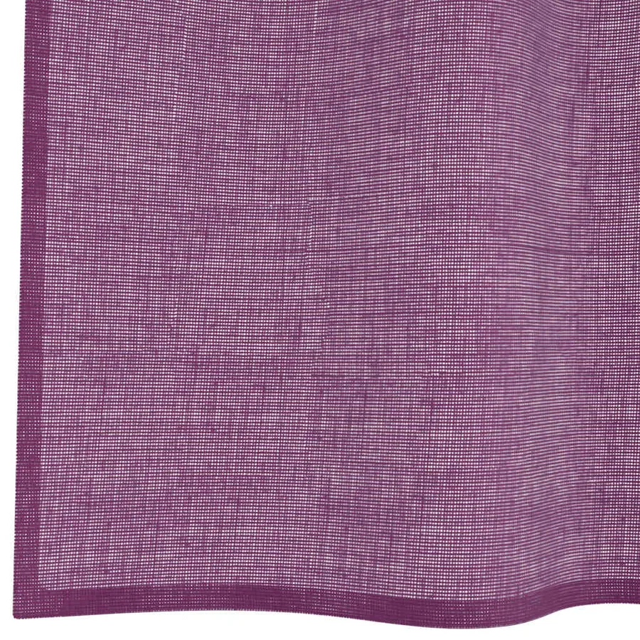 Rideaux en voile avec œillets 2 pcs violet 140x175 cm - 6
