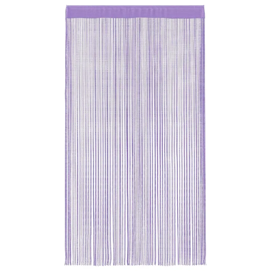 Rideaux à fils 2 pcs violet 100x250 cm - 4