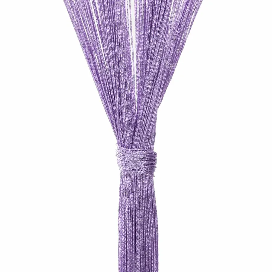 Rideaux à fils 2 pcs violet 100x250 cm - 7