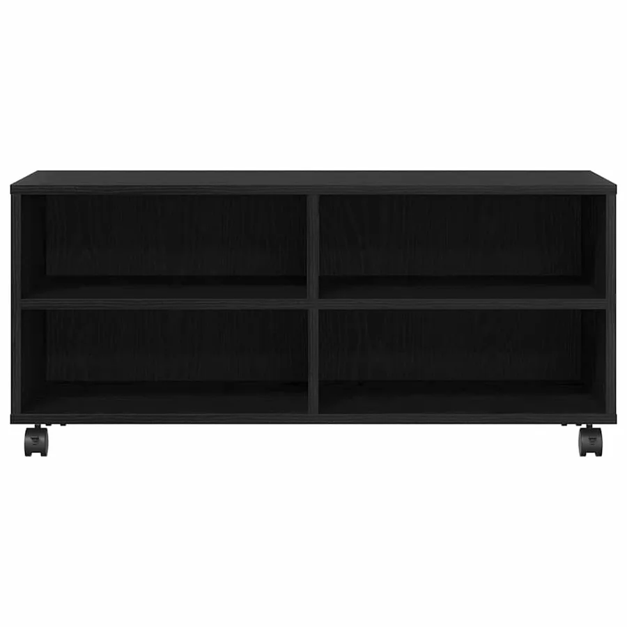 Meuble TV Noir 90 x 35 x 40,5 cm Bois d'ingénierie - 5