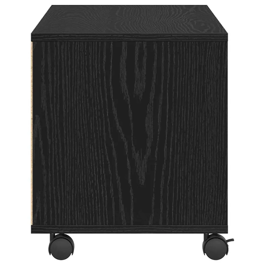 Meuble TV Noir 90 x 35 x 40,5 cm Bois d'ingénierie - 6