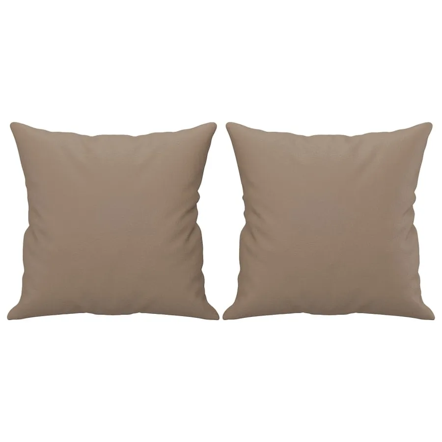 Ensemble de canapés 4 pcs avec coussins cappuccino similicuir - 7
