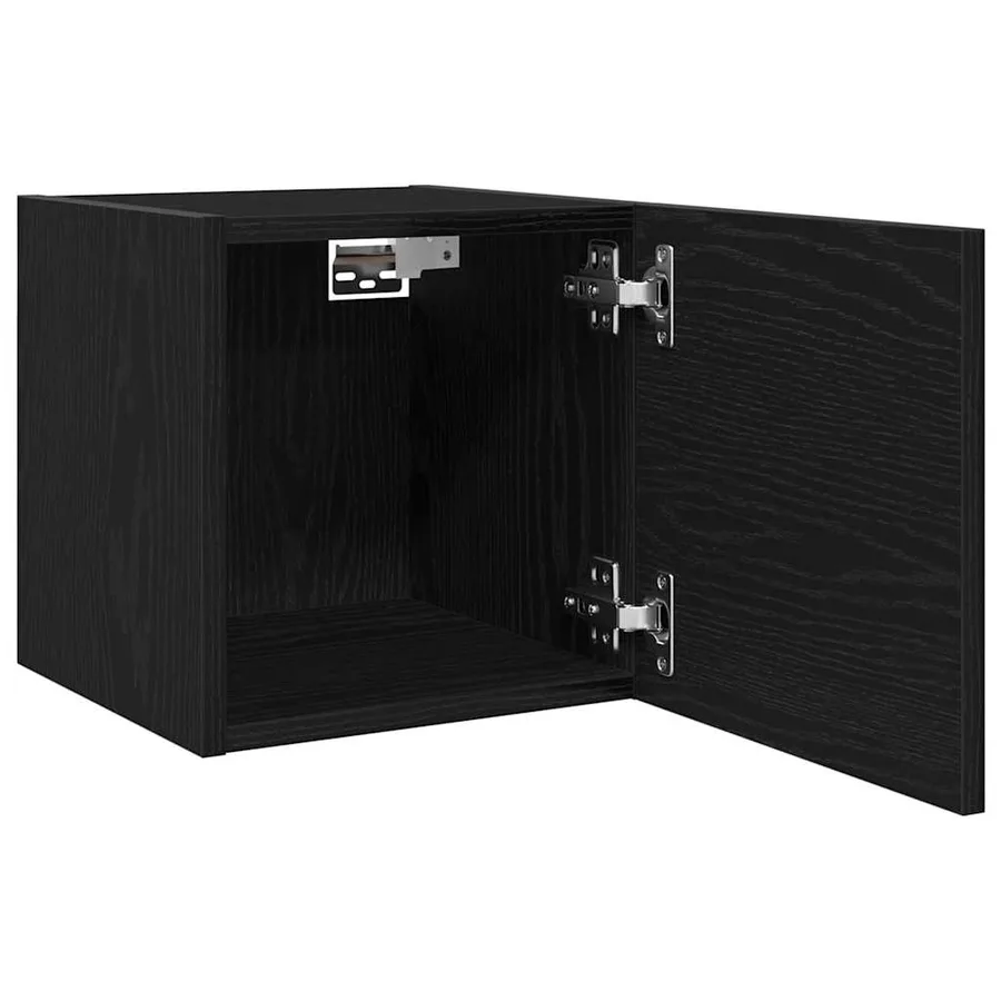 Meuble TV mural 2 pcs Chêne noir 30,5 x 30 x 30 cm - 2
