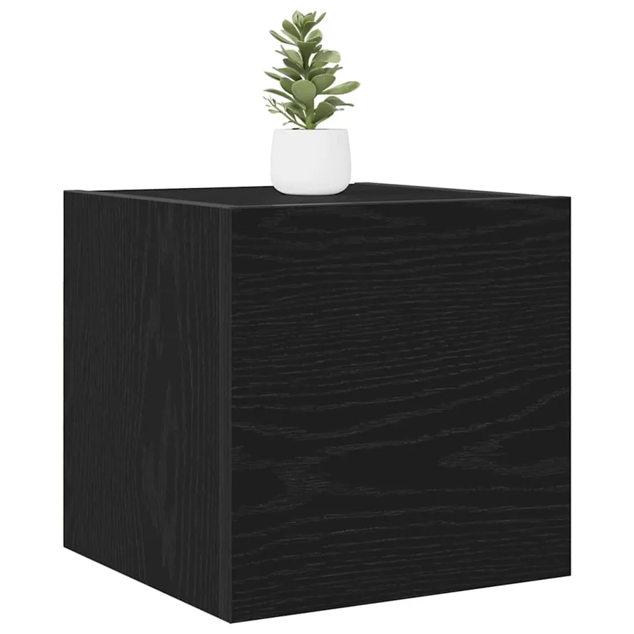 Meuble TV mural 2 pcs Chêne noir 30,5 x 30 x 30 cm - 3