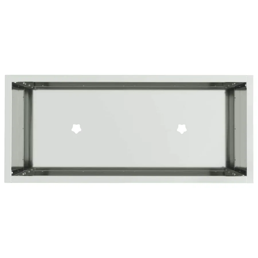 Bac de jardin surélevé Argent 60 x 26 x 45 cm Acier galvanisé - 7