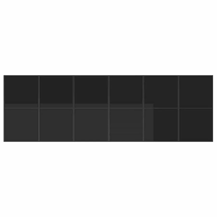 Ensemble de salle à manger pour jardin 17 pcs Noir Acier - 6