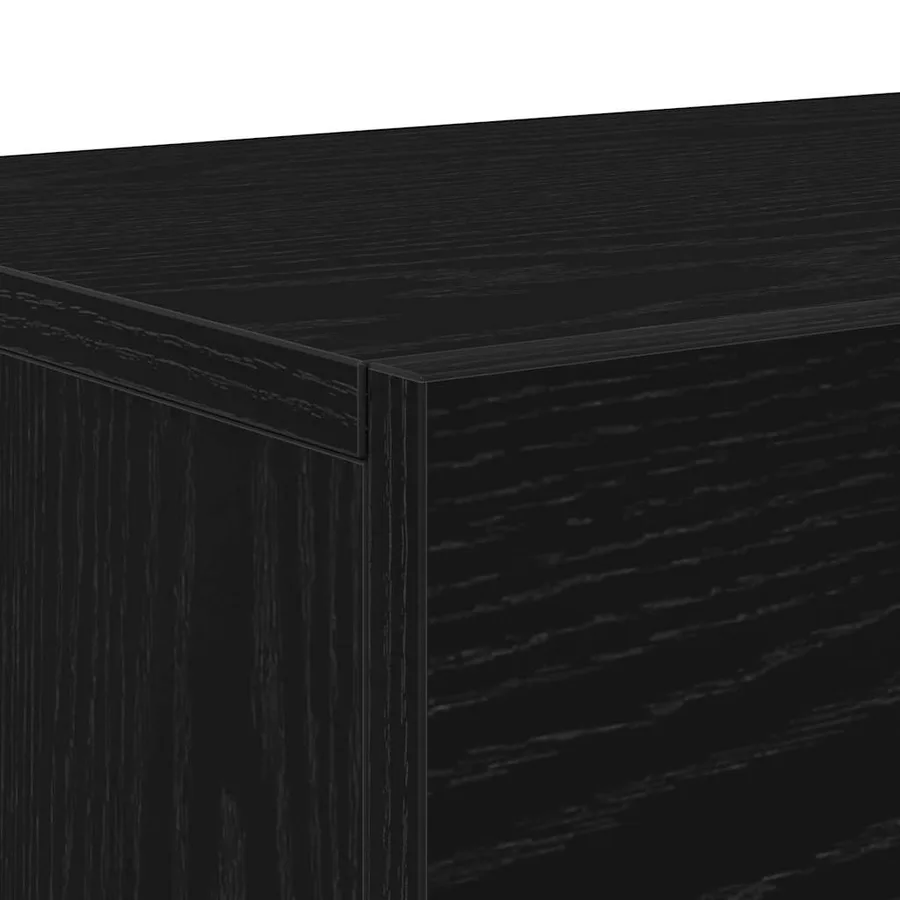 Ensemble meuble TV Montage mural Chêne noir 150 x 30 x 50 cm - 8