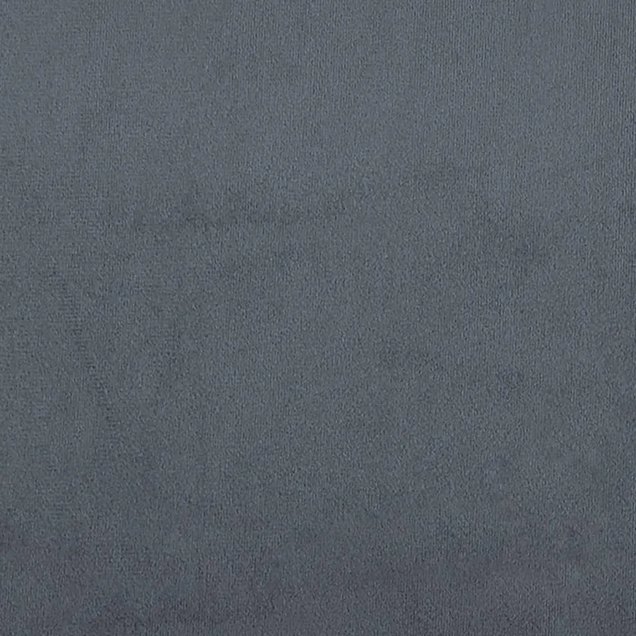 Fauteuil avec accoudoirs gris foncé 54 cm velours - 7