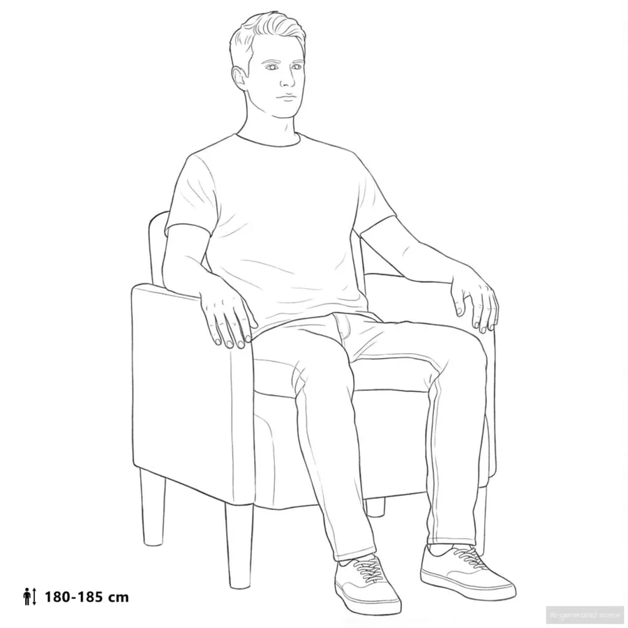 Fauteuil avec accoudoirs gris foncé 54 cm velours - 9