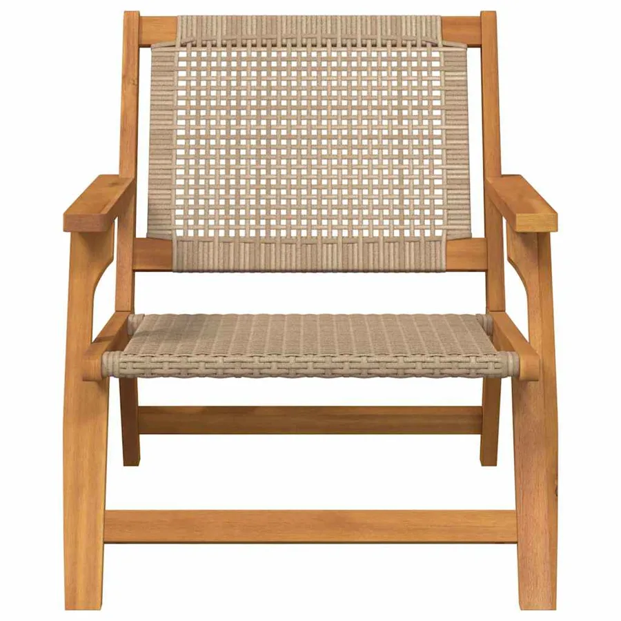Mobilier de jardin 2 pcs Beige 67 x 78 x 73 cm - 6