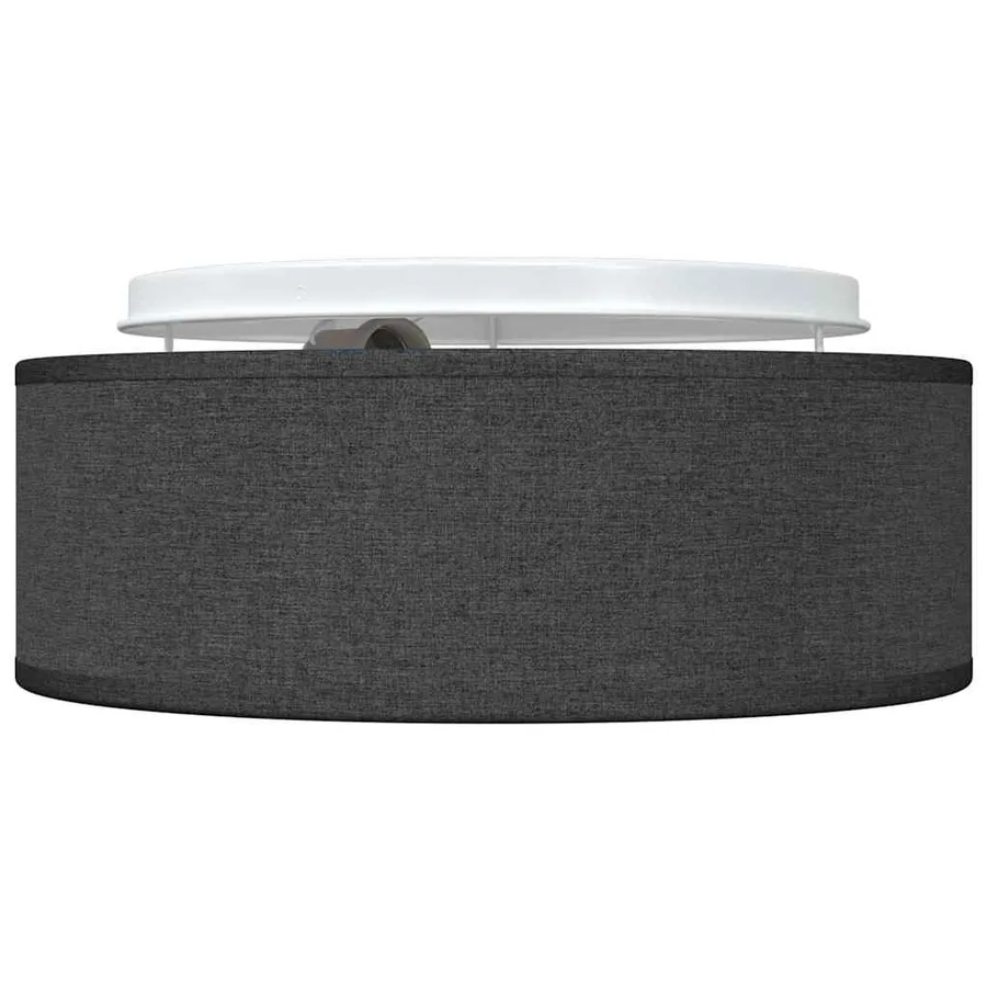 Lampe de plafond Noir 30 x 30 x 13,5 cm tissu - 5