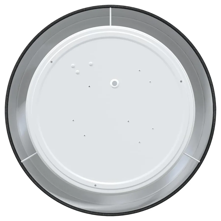 Lampe de plafond Noir 30 x 30 x 13,5 cm tissu - 6