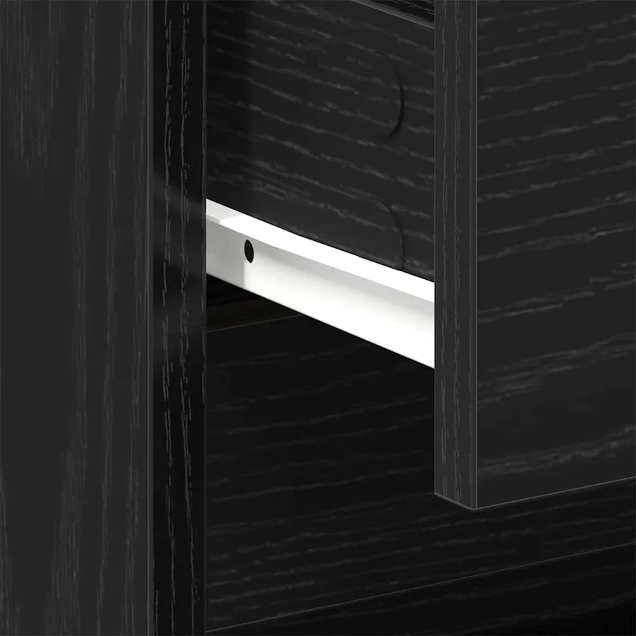 Cabinet de chevet 2 pcs Chêne noir 45 x 34 x 44,5 cm - 11