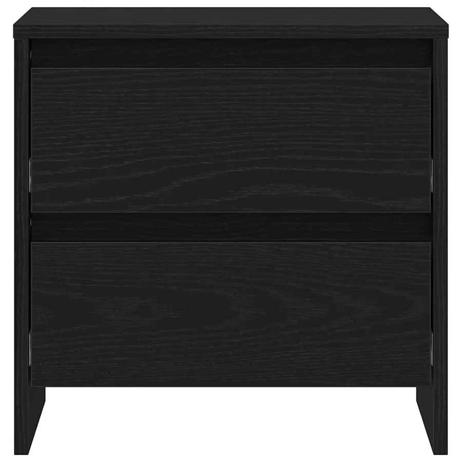 Cabinet de chevet 2 pcs Chêne noir 45 x 34 x 44,5 cm - 7
