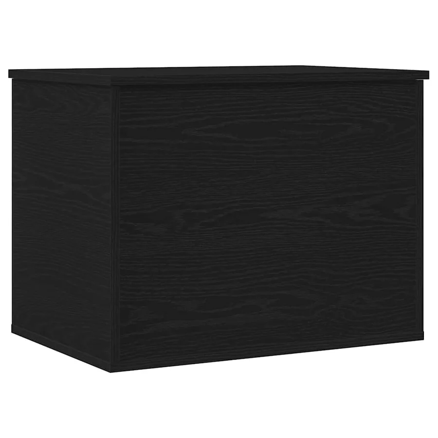 Boîte de Rangement Chêne noir 60 x 42 x 46 cm Bois d'ingénierie - 2
