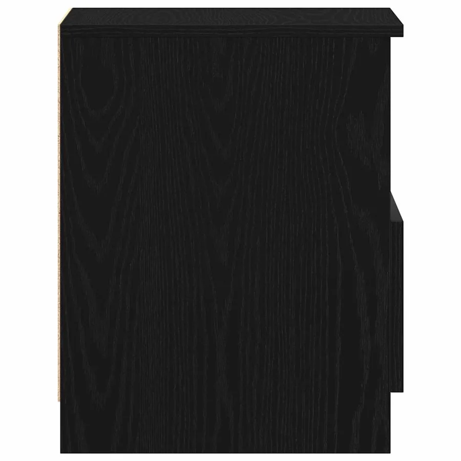 Cabinet de chevet avec tiroir 2 pcs Chêne noir 40 x 40 x 50 cm - 9
