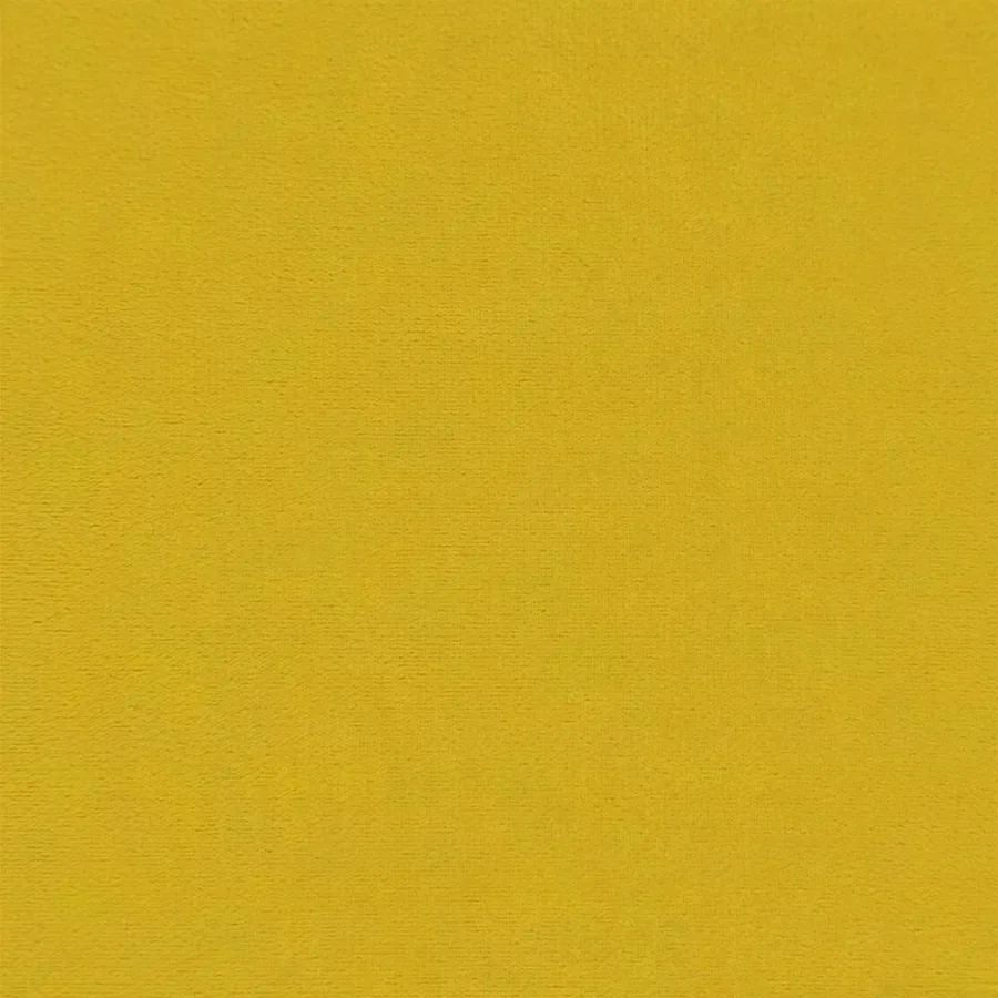 Chaises à manger lot de 6 jaune velours - 8