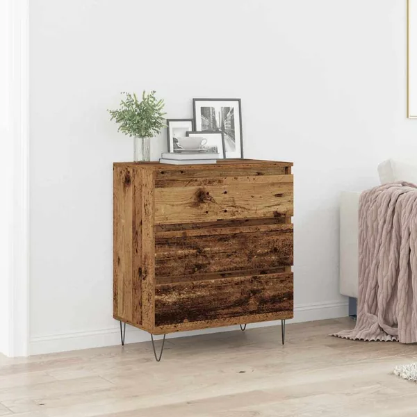 Buffet Bois ancien 60 x 35 x 70 cm Bois d'ingénierie