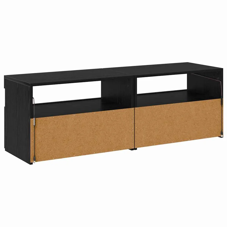 Meuble TV 2 pcs Chêne noir 60 x 35 x 40 cm Bois d'ingénierie - 12