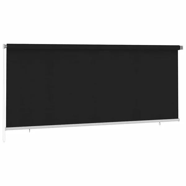 Store roulant d'extérieur 355 (l) x 140 (H) cm noir
