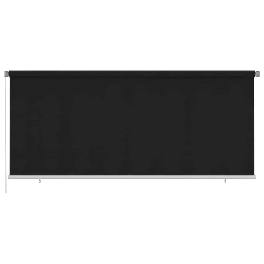 Store roulant d'extérieur 355 (l) x 140 (H) cm noir - 2