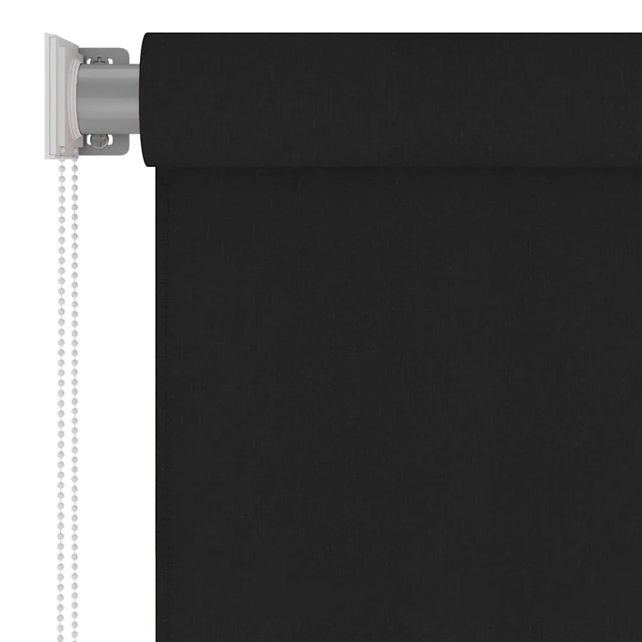 Store roulant d'extérieur 355 (l) x 140 (H) cm noir - 4