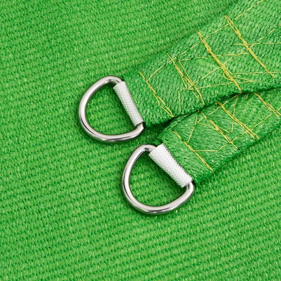 Voile d'ombrage 160 g/m² trapèze vert clair 4/5x4 m PEHD - 6