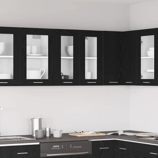 Armoire suspendue Chêne noir 60 x 31 x 60 cm Bois d'ingénierie