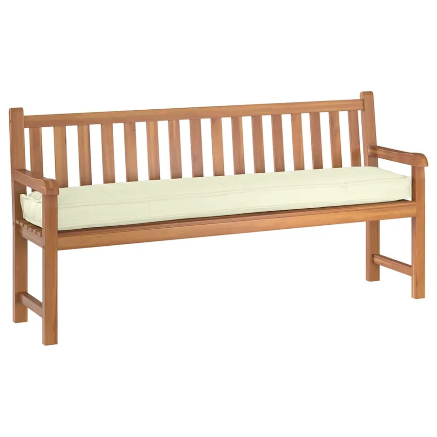 Set de coussins de palette 2 pcs Crème 200 x 40 x 8 cm - 6