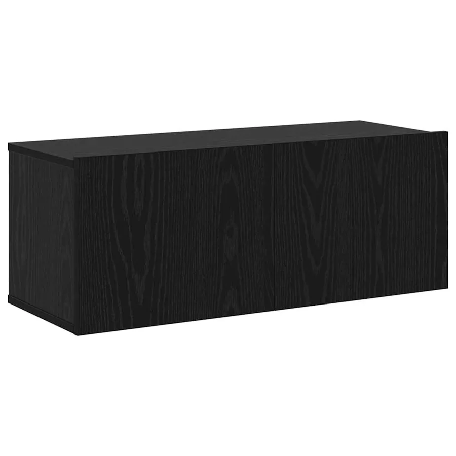 Ensemble meuble TV 6 pcs Chêne noir Bois d'ingénierie - 6