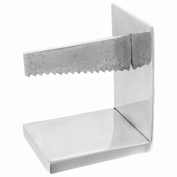 Serre-livres 2 pcs Argenté 11 x 14 x 17,5 cm Aluminium
