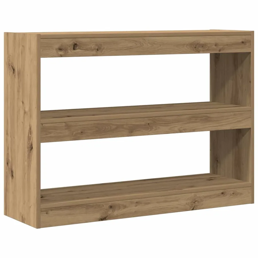 Bibliothèque 2 niveaux 100 x 30 x 72 cm Bois d'ingénierie - 2