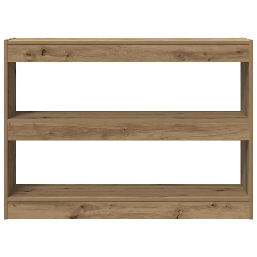 Bibliothèque 2 niveaux 100 x 30 x 72 cm Bois d'ingénierie - 6