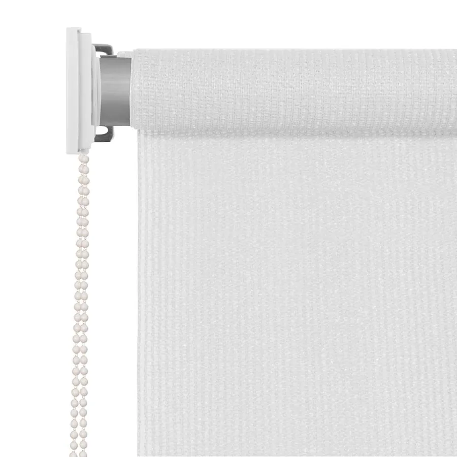 Store roulant d'extérieur 145 (l) x 140 (H) cm blanc - 3
