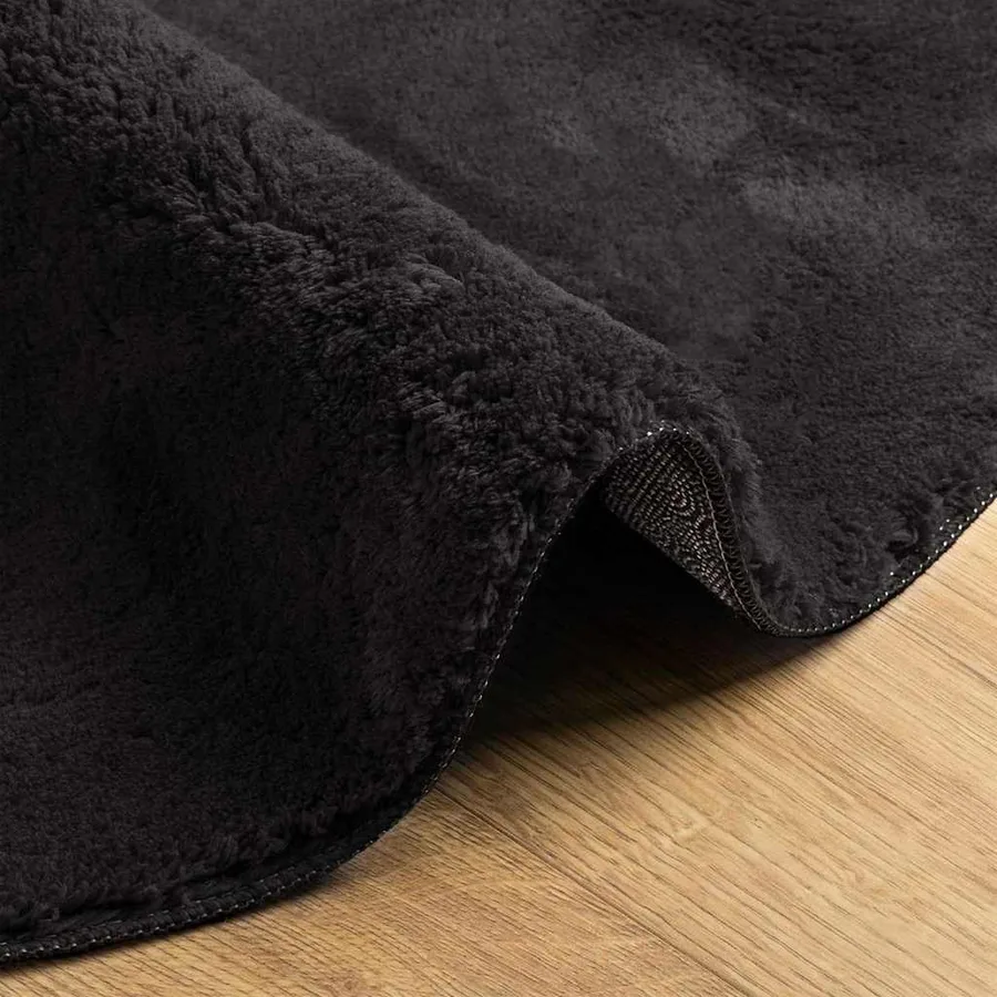 Tapis de surface HUARTE Noir 120 x 170 cm Polyester - 7