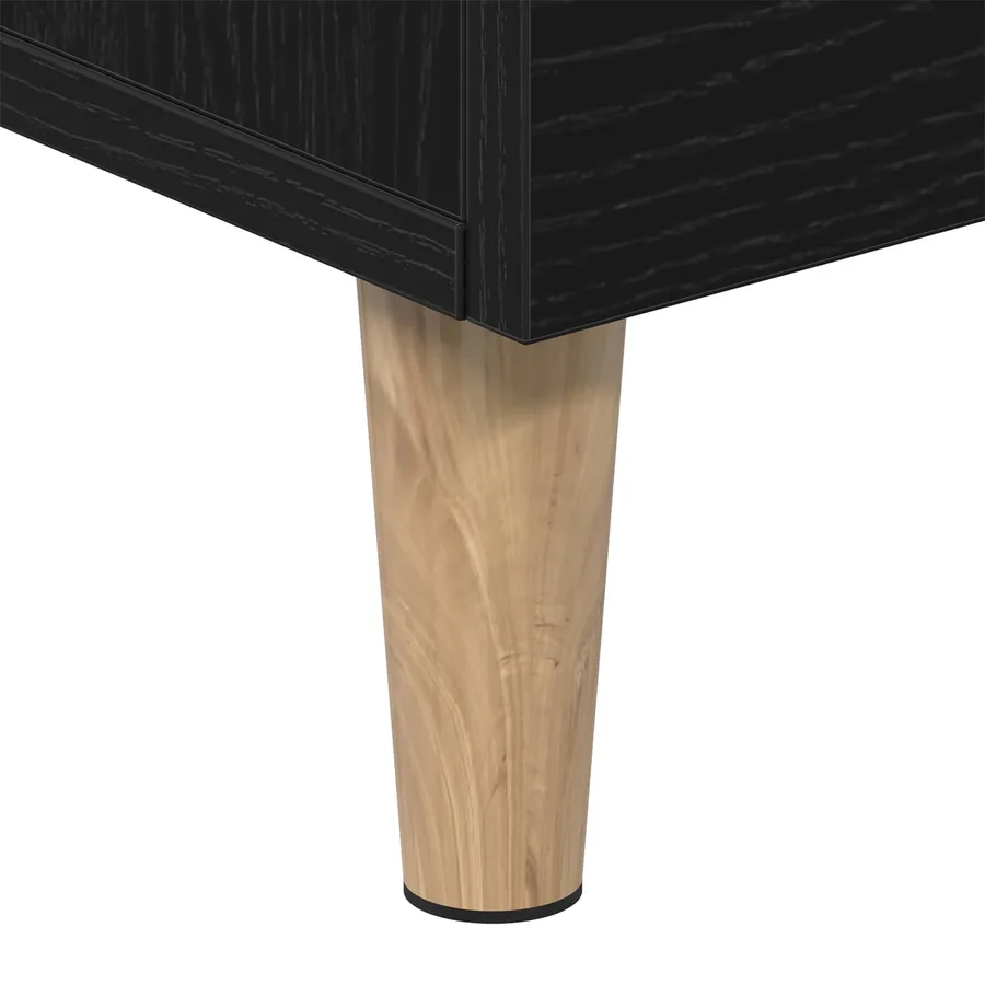 Meuble TV Chêne noir 150 x 30 x 50 cm Bois d'ingénierie - 10