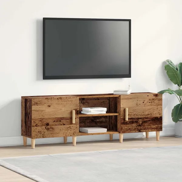 Meuble TV Bois ancien 150 x 30 x 50 cm Bois d'ingénierie