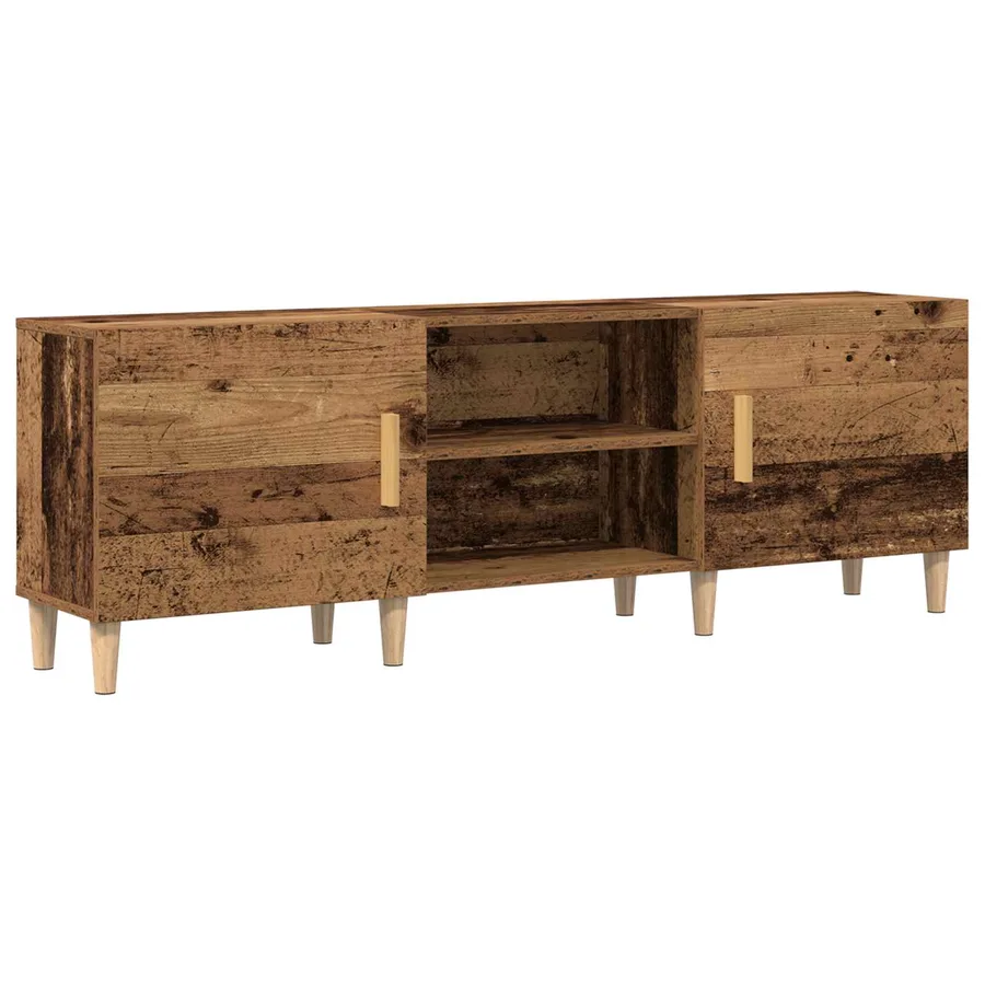 Meuble TV Bois ancien 150 x 30 x 50 cm Bois d'ingénierie - 2