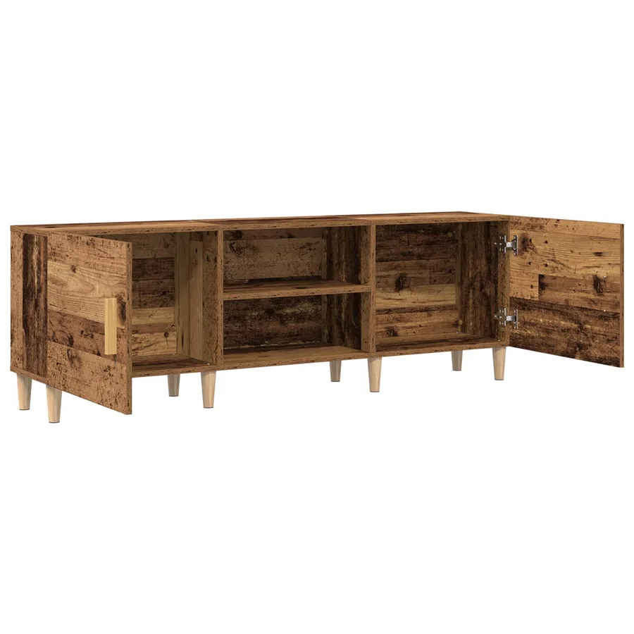 Meuble TV Bois ancien 150 x 30 x 50 cm Bois d'ingénierie - 5