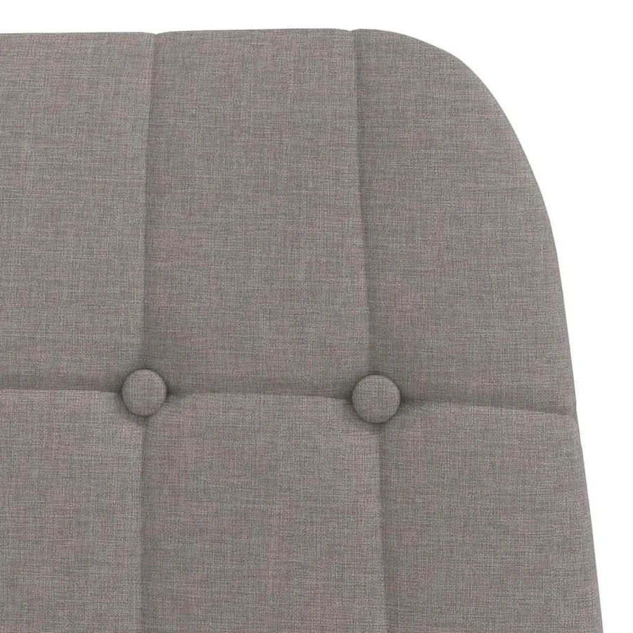 Fauteuil relaxant en tissu taupe - 6