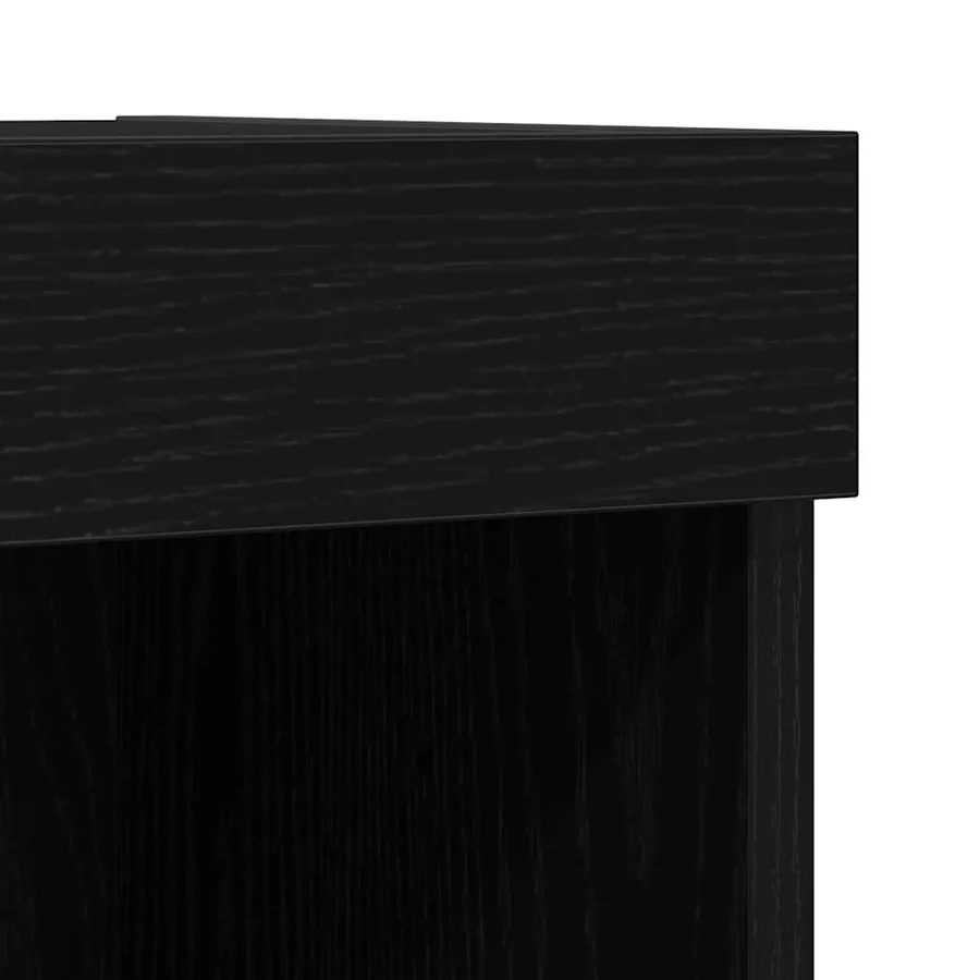 Ensemble meuble TV Chêne noir 80 x 30 x 30 cm Bois d'ingénierie - 12