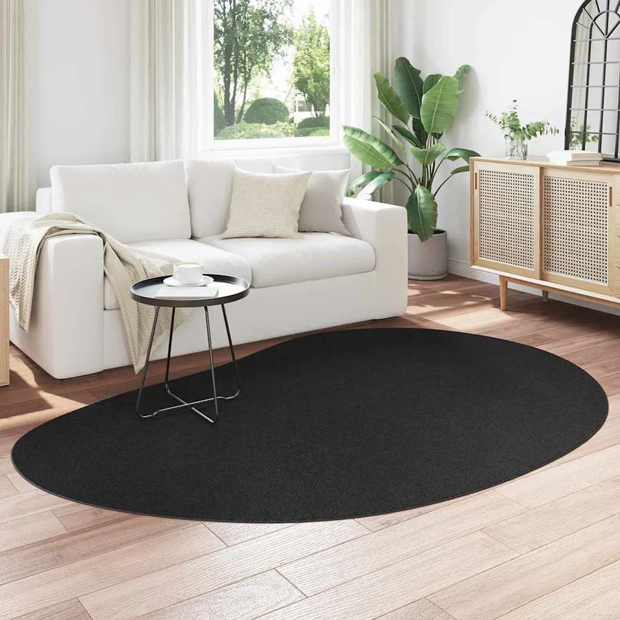 Tapis de surface HUARTE Noir 160 x 230 cm Polyester - 3