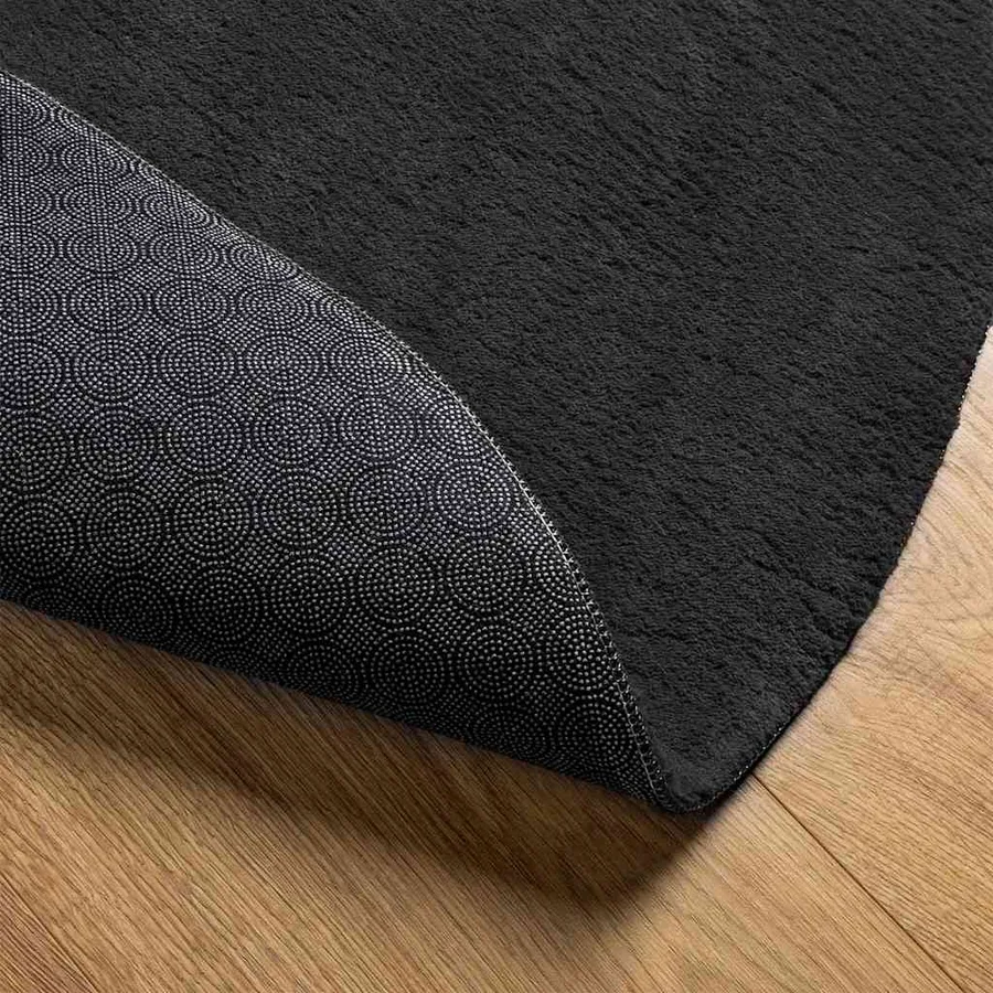Tapis de surface HUARTE Noir 160 x 230 cm Polyester - 5