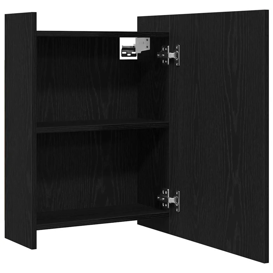 Armoire Miroir de Salle de Bain Chêne noir 62,5 x 20,5 x 64 cm - 5