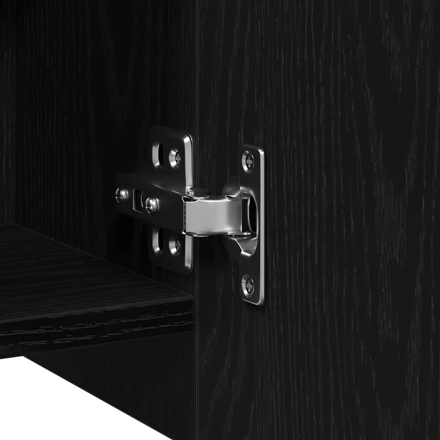 Armoire Miroir de Salle de Bain Chêne noir 62,5 x 20,5 x 64 cm - 9