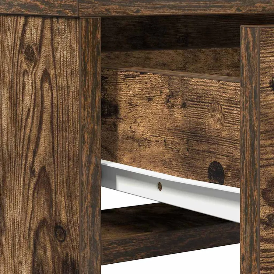 Table de Toilette Chêne fumé 50 x 41 x 140 cm Bois d'ingénierie - 11